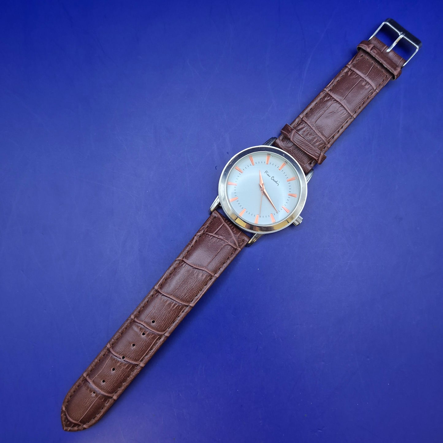 Klassische Pierre Cardin Herren Uhr – Stilvolles Design in Roségold & Braun