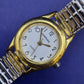 Klassische Fortuna Damen Uhr – Goldener Vintage-Stil mit Zugband