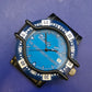 Uncle Sam Herren Uhr Gehäuse – Sportlicher Diver-Look in Blau