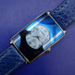 Stilvolle Akzent Damen Uhr in Blau – Markantes Rechteck Design