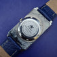 Stilvolle Akzent Damen Uhr in Blau – Markantes Rechteck Design