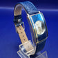 Stilvolle Akzent Damen Uhr in Blau – Markantes Rechteck Design