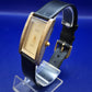 Klassische TCM Damen Uhr in Gold & Schwarz – Elegantes Rechteck Design