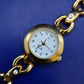 Pier Carlo d'Alessio Damen Uhr – Elegantes Gliederarmband in Gold Optik