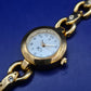 Pier Carlo d'Alessio Damen Uhr – Elegantes Gliederarmband in Gold Optik