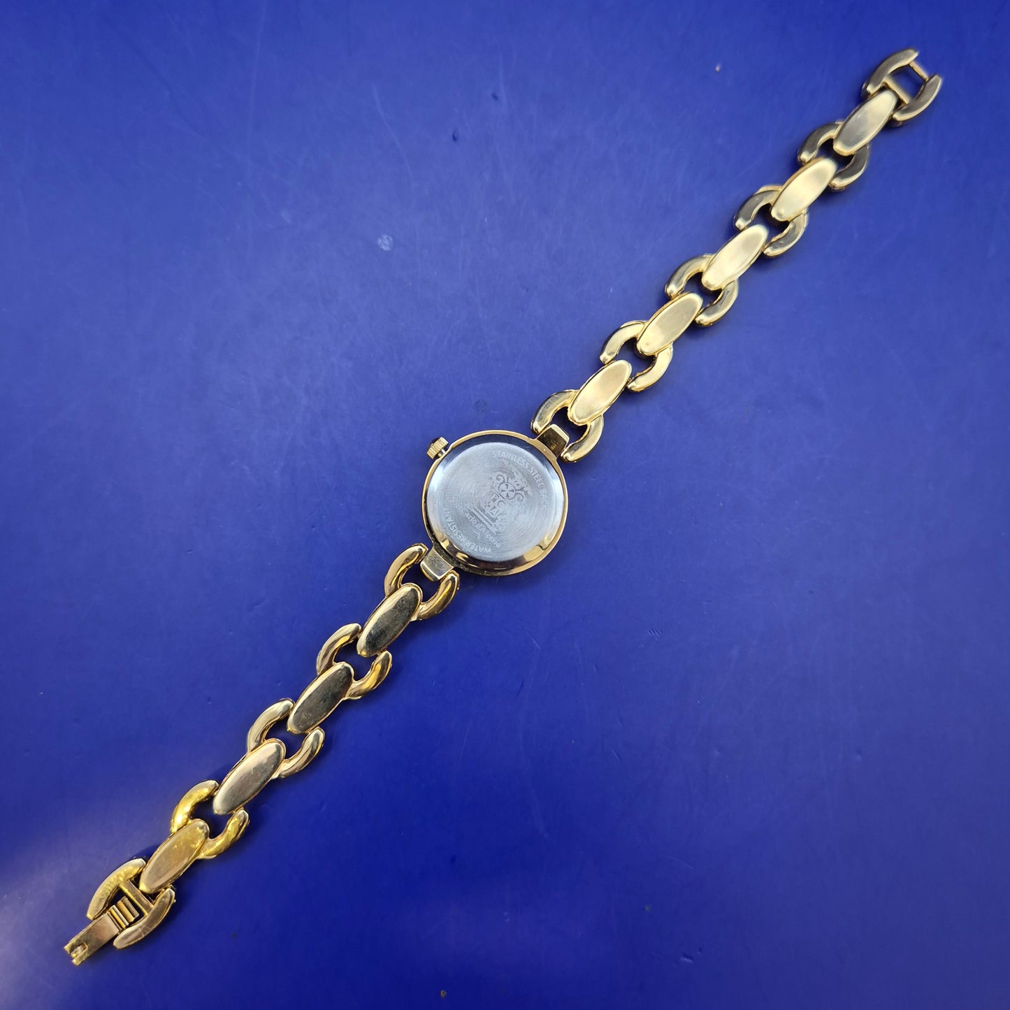 Pier Carlo d'Alessio Damen Uhr – Elegantes Gliederarmband in Gold Optik