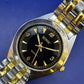 Klassische Sonic Herren Uhr – Stilvolles Bicolor-Design in Schwarz und Gold