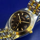 Klassische Sonic Herren Uhr – Stilvolles Bicolor-Design in Schwarz und Gold
