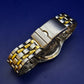 Klassische Sonic Herren Uhr – Stilvolles Bicolor-Design in Schwarz und Gold