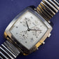 Markante M&M Chronograph Herren Uhr – Edles Plum Design in Silber