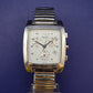 Markante M&M Chronograph Herren Uhr – Edles Plum Design in Silber