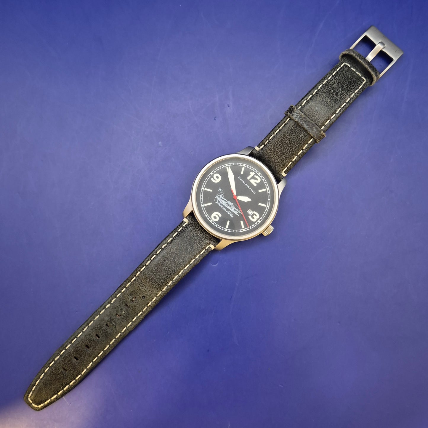 Klassische Messerschmitt Flieger Herren Uhr „Stern von Afrika“ – ME-42Stern