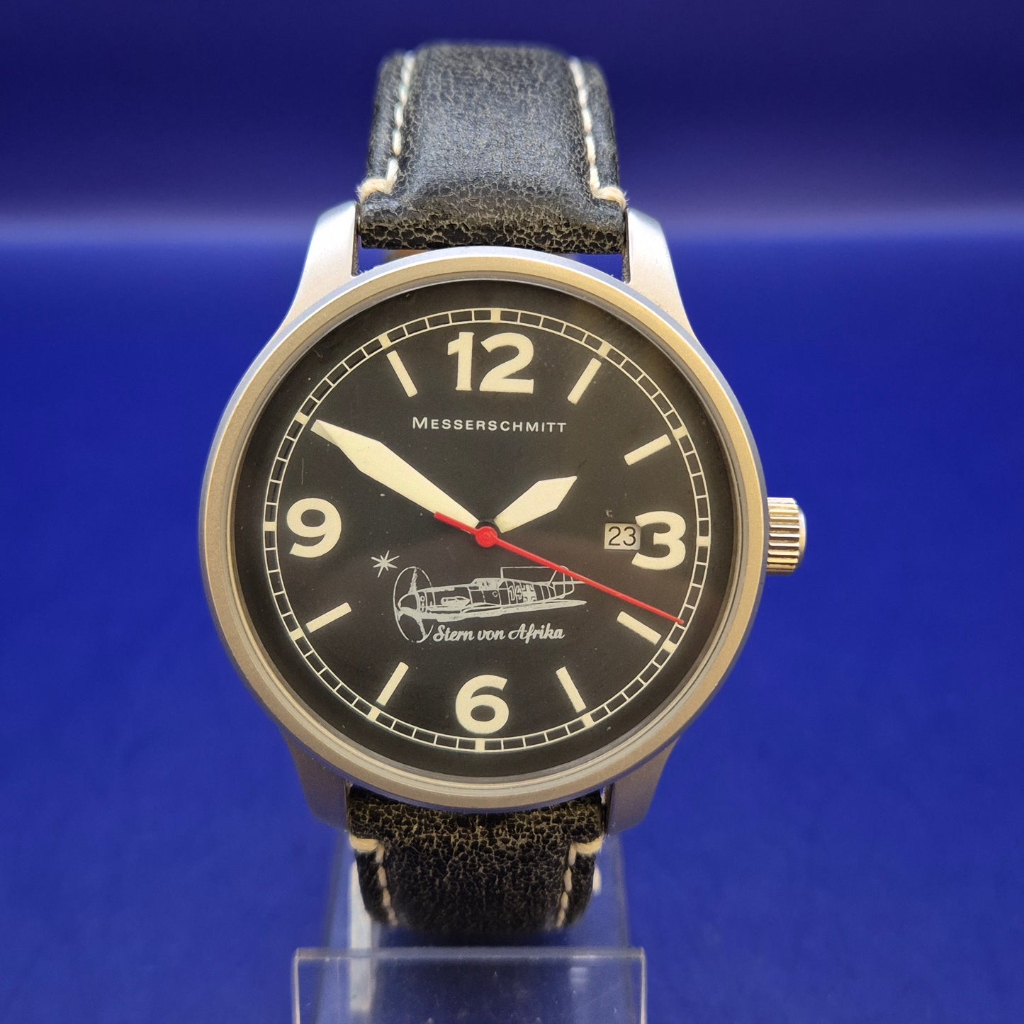 Klassische Messerschmitt Flieger Herren Uhr „Stern von Afrika“ – ME-42Stern
