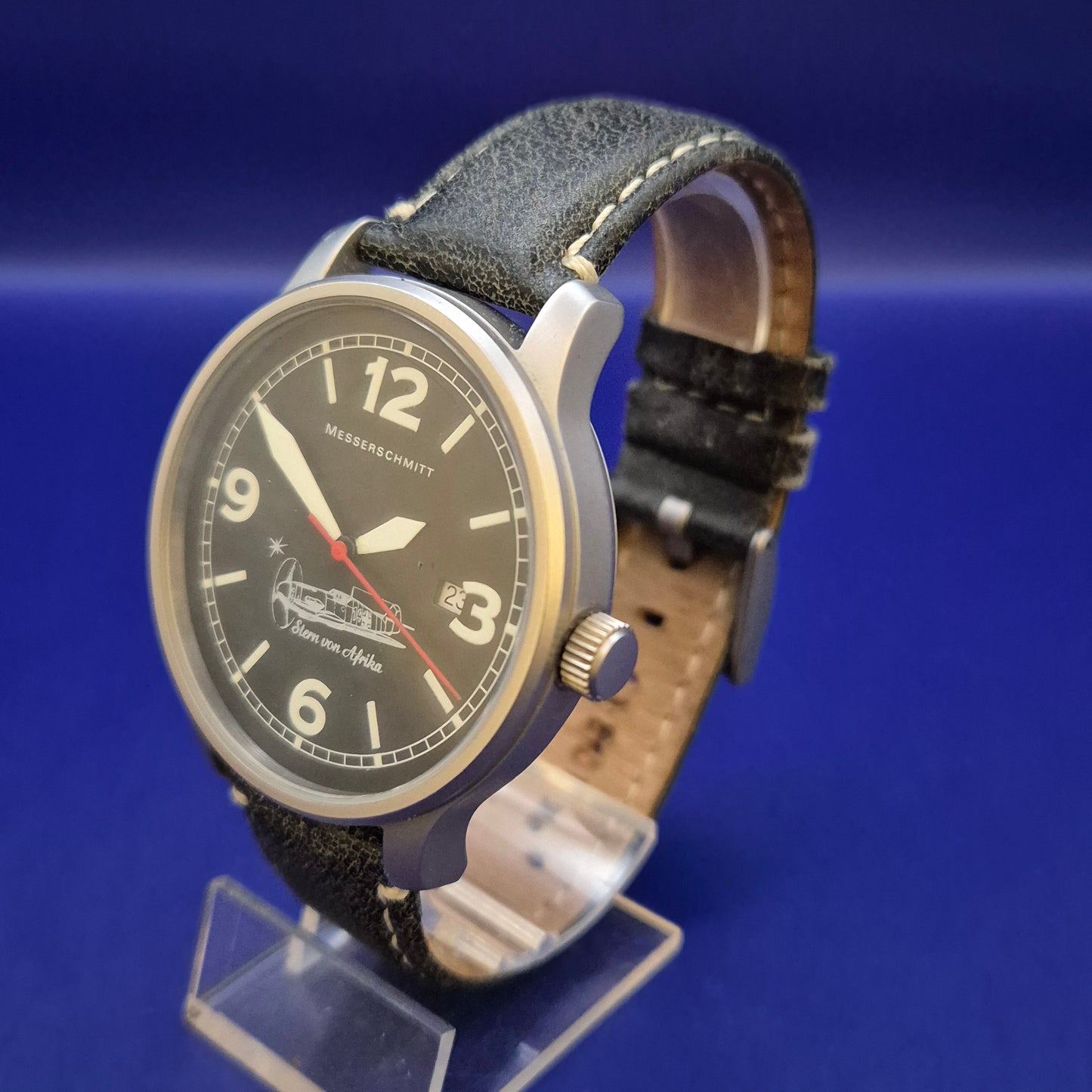 Klassische Messerschmitt Flieger Herren Uhr „Stern von Afrika“ – ME-42Stern
