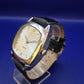 Vintage Quartz Herren Uhr – Elegantes Kissen Gehäuse in Silber