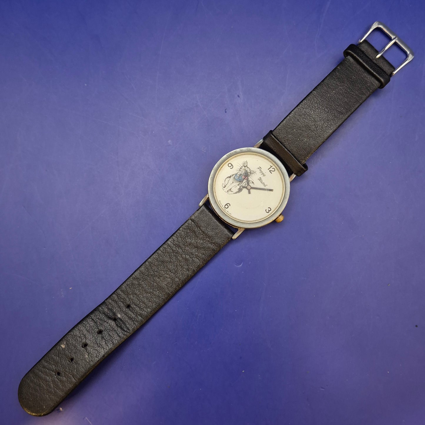 Vintage DR Watchwear Damen Uhr – Niedliches Katzen Motiv von Peggy Bouska