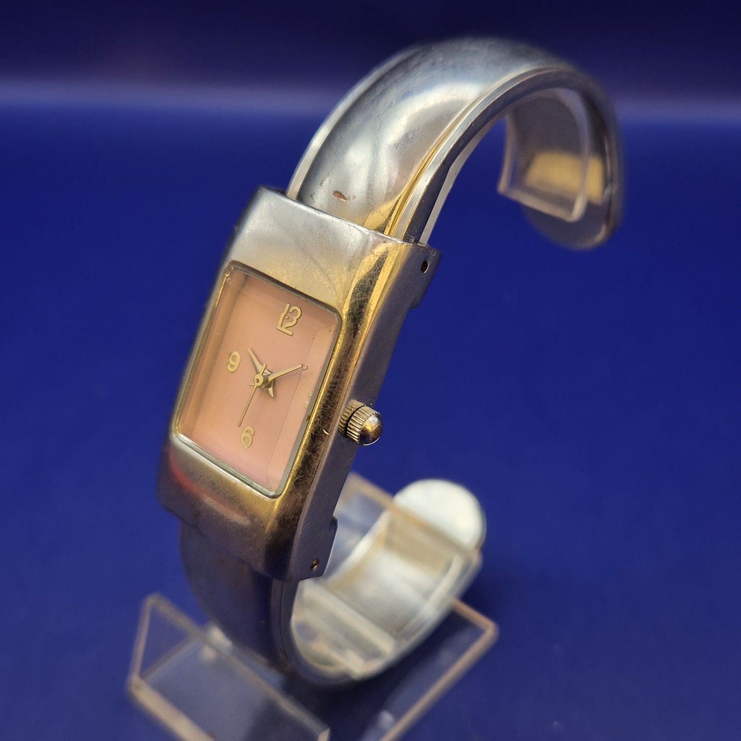 Elegante Yves Rocher Damen Uhr – Stilvolles Spangen-Design in Rosa