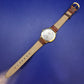 Klassische Royal Quartz Herren Uhr – Elegantes Gold Design mit Lederband