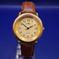Klassische Royal Quartz Herren Uhr – Elegantes Gold Design mit Lederband