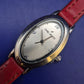 Elegante Daniel Hechter Damen Uhr – Ovales Design mit rotem Lederband