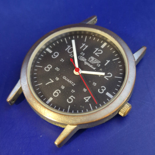 Klassische Pegasus Herren Uhr – Militär-Stil mit 24-Stunden-Anzeige