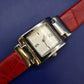 Elegante LF Beauty Damen Uhr – Rechteckiges Design mit rotem Lederband