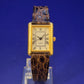 Klassische Damen Uhr im Tank-Stil – Elegantes Gold-Design mit Römischen Ziffern