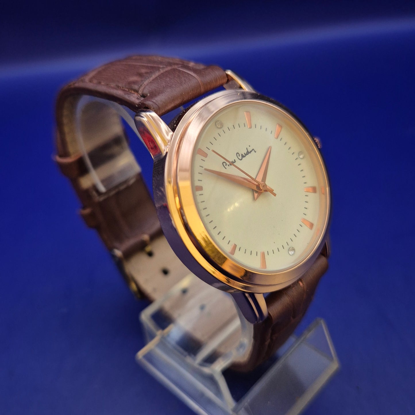 Elegante Pierre Cardin Herren Uhr – Klassischer Look mit Lederarmband