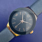 Elegante LDA DPR Damen Uhr – Modernes Design mit dunkelblauem Band