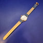 Elegante LDA DPR Damen Uhr – Modernes Design mit dunkelblauem Band