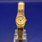 Vintage Citizen Seven Damen Uhr – Goldfarbener Klassiker mit Strukturmuster