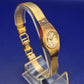 Vintage Citizen Seven Damen Uhr – Goldfarbener Klassiker mit Strukturmuster