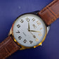 Klassische MC Herren Uhr mit braunem Lederband – Zeitloser Stil