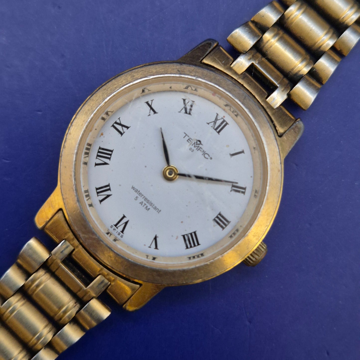 Elegante Tempic Damen Uhr – Klassischer Stil mit Römischen Ziffern