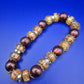 Stilvolles Perlen Armband in Braun und Amber – Eleganter Vintage Look