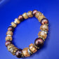 Stilvolles Perlen Armband in Braun und Amber – Eleganter Vintage Look