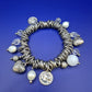 Charmantes Perlen Bettelarmband – Silbernes Design mit Elefanten Motiv