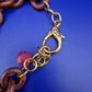Vintage Charm Statement Damen Uhr Kette – Herz Anhänger & Blumen Charms