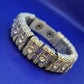 Modisches Damen Armband mit Strasssteinen – Eleganter Silber-Look
