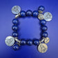 Spirituelles Lapis Lazuli Armband – Dunkelblaues Perlen Armband