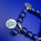 Spirituelles Lapis Lazuli Armband – Dunkelblaues Perlen Armband