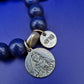 Spirituelles Lapis Lazuli Armband – Dunkelblaues Perlen Armband