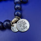 Spirituelles Lapis Lazuli Armband – Dunkelblaues Perlen Armband