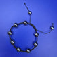 Stilvolles Hämatit Shamballa Armband – Unisex Macramé Schmuck