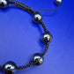 Stilvolles Hämatit Shamballa Armband – Unisex Macramé Schmuck