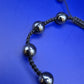 Stilvolles Hämatit Shamballa Armband – Unisex Macramé Schmuck