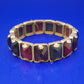 Stilvolles Damen Armband mit violetten Steinen – Elegantes Vintage Design