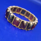 Stilvolles Damen Armband mit violetten Steinen – Elegantes Vintage Design