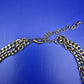Statement Kette in Gold-Optik mit Strass & Steinen – Boho Chic Damen Kette