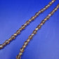 Elegante Damen Kette mit braun facettierten Perlen und Anhänger